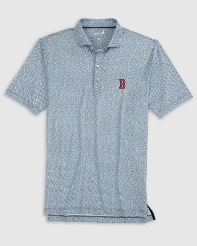 Boston Red Sox Hinson Printed Jersey Performance Polo sold by Johnnie-O