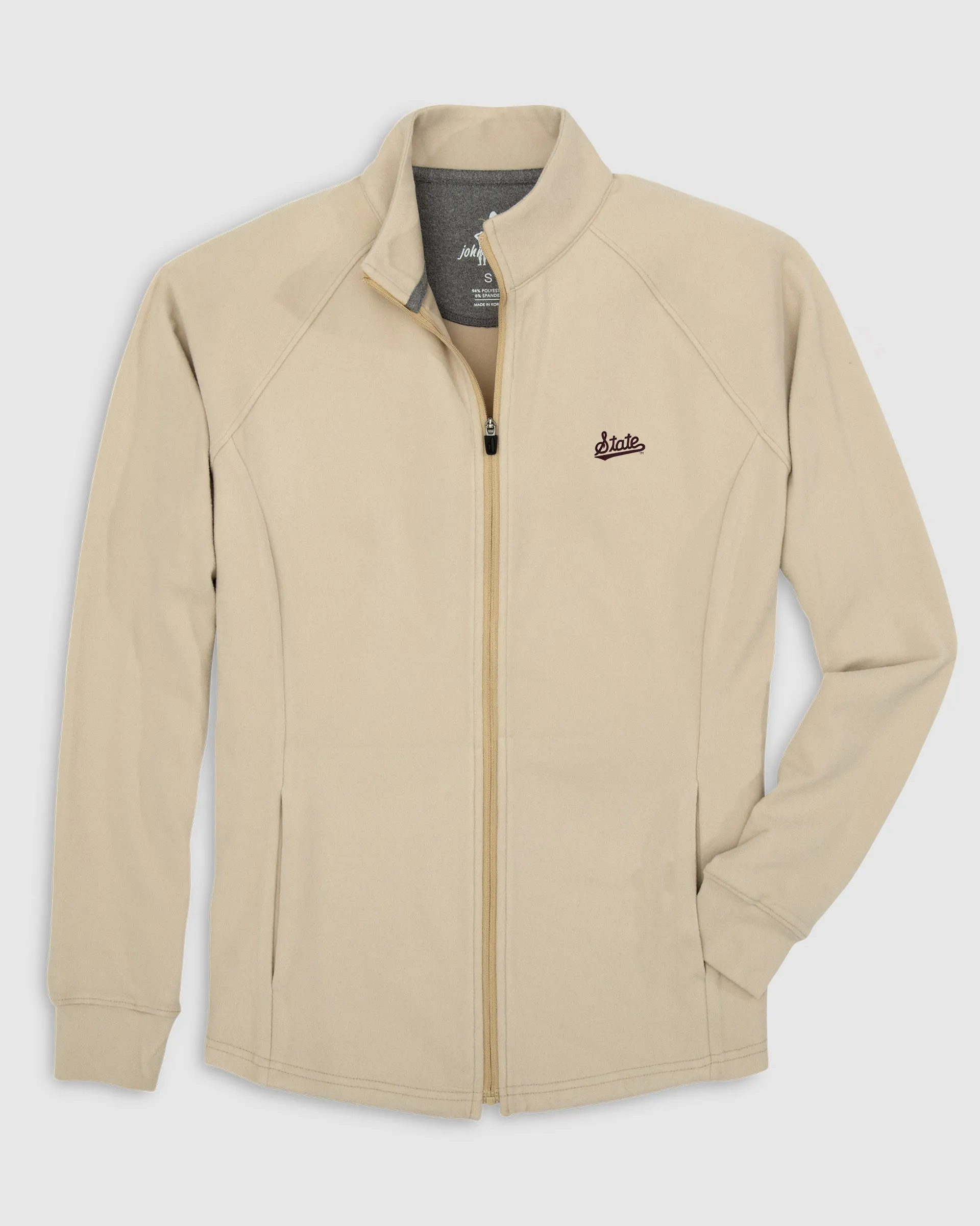 Women's Mississippi State Blakey Full Zip Fleece Jacket - Script Logo sold by Johnnie-O product image thumbnail 2