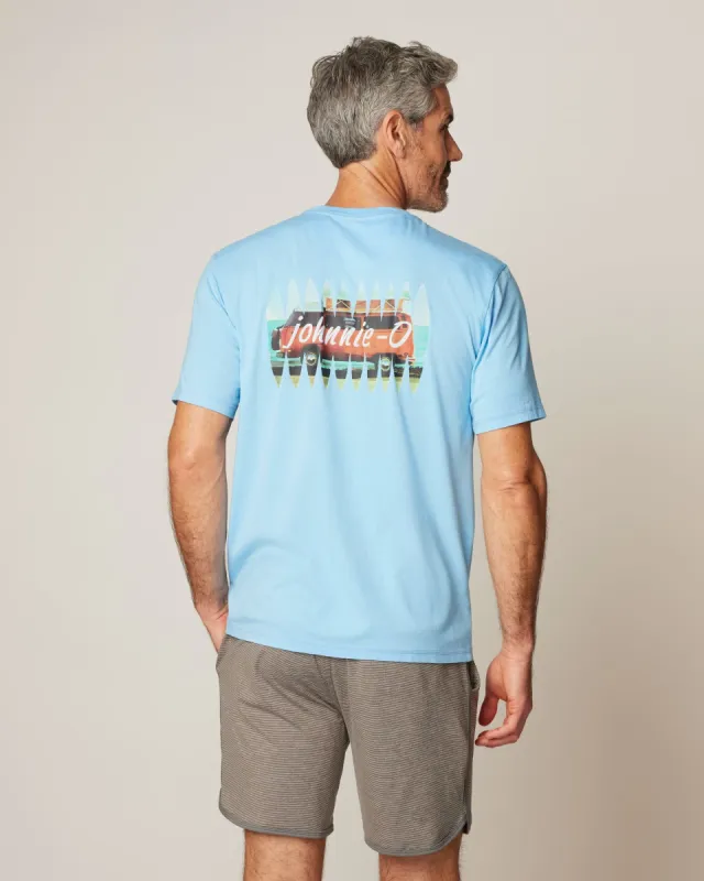 Beach Bus Graphic T-Shirt sold by Johnnie-O