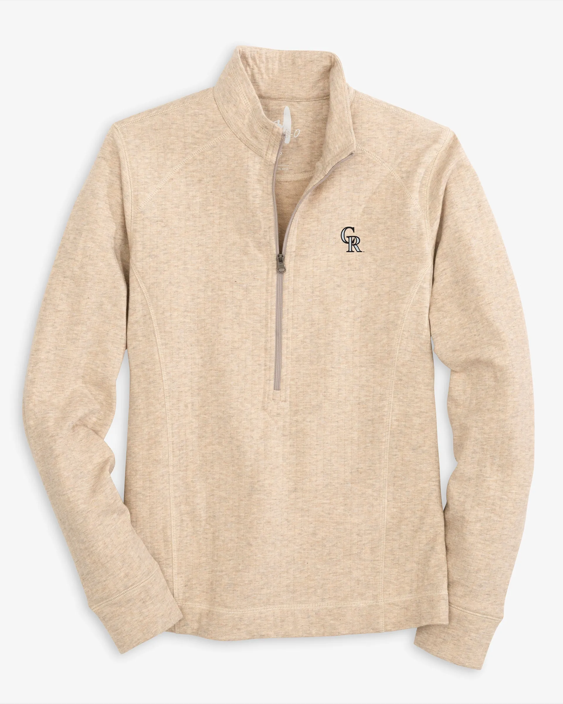 Women's Colorado Rockies Kennedy 1/4 Zip Pullover sold by Johnnie-O product image thumbnail 2