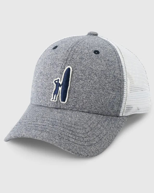 The Varsity Mesh Trucker Hat sold by Johnnie-O