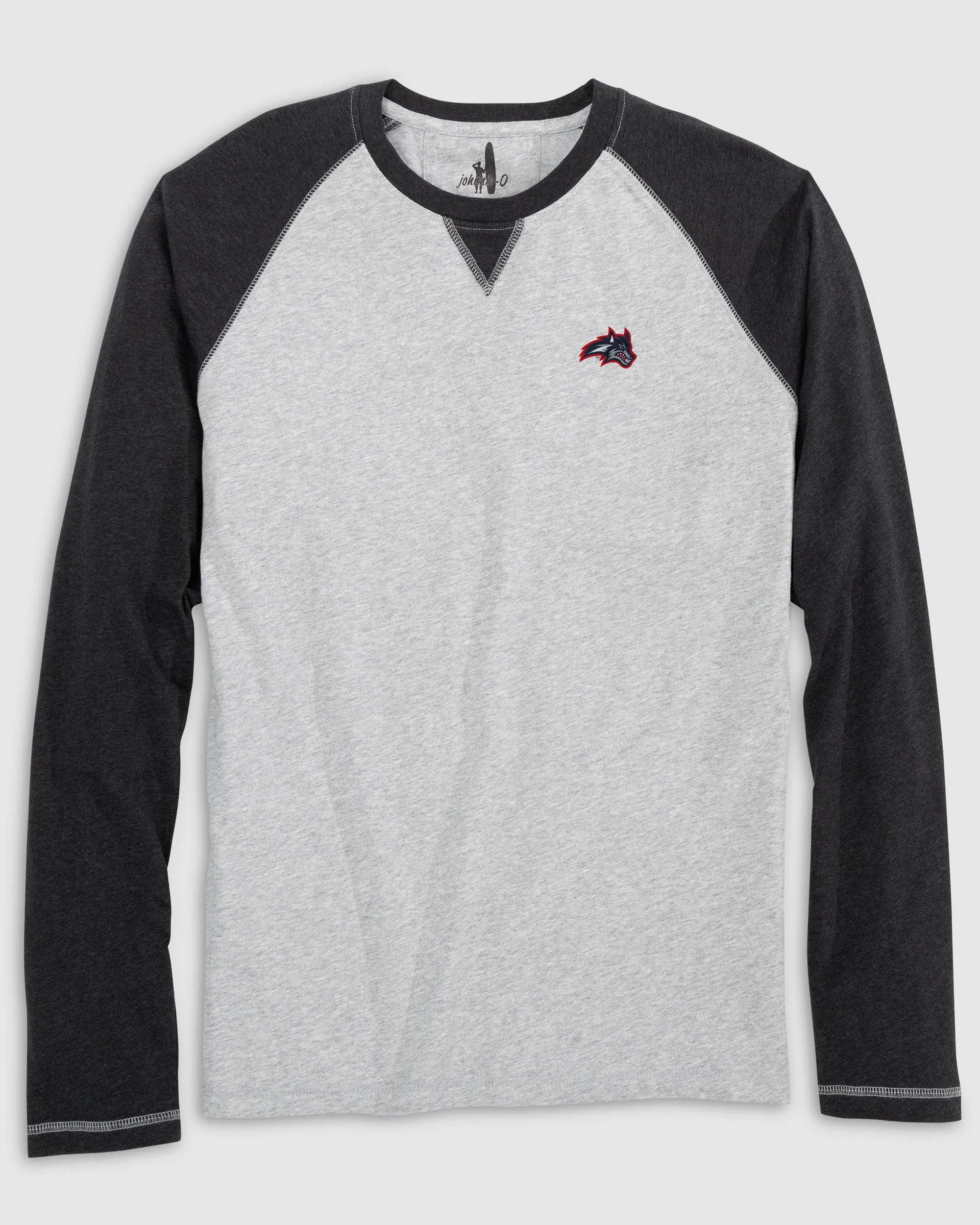 Stony Brook Alsen Long Sleeve Baseball Tee sold by Johnnie-O