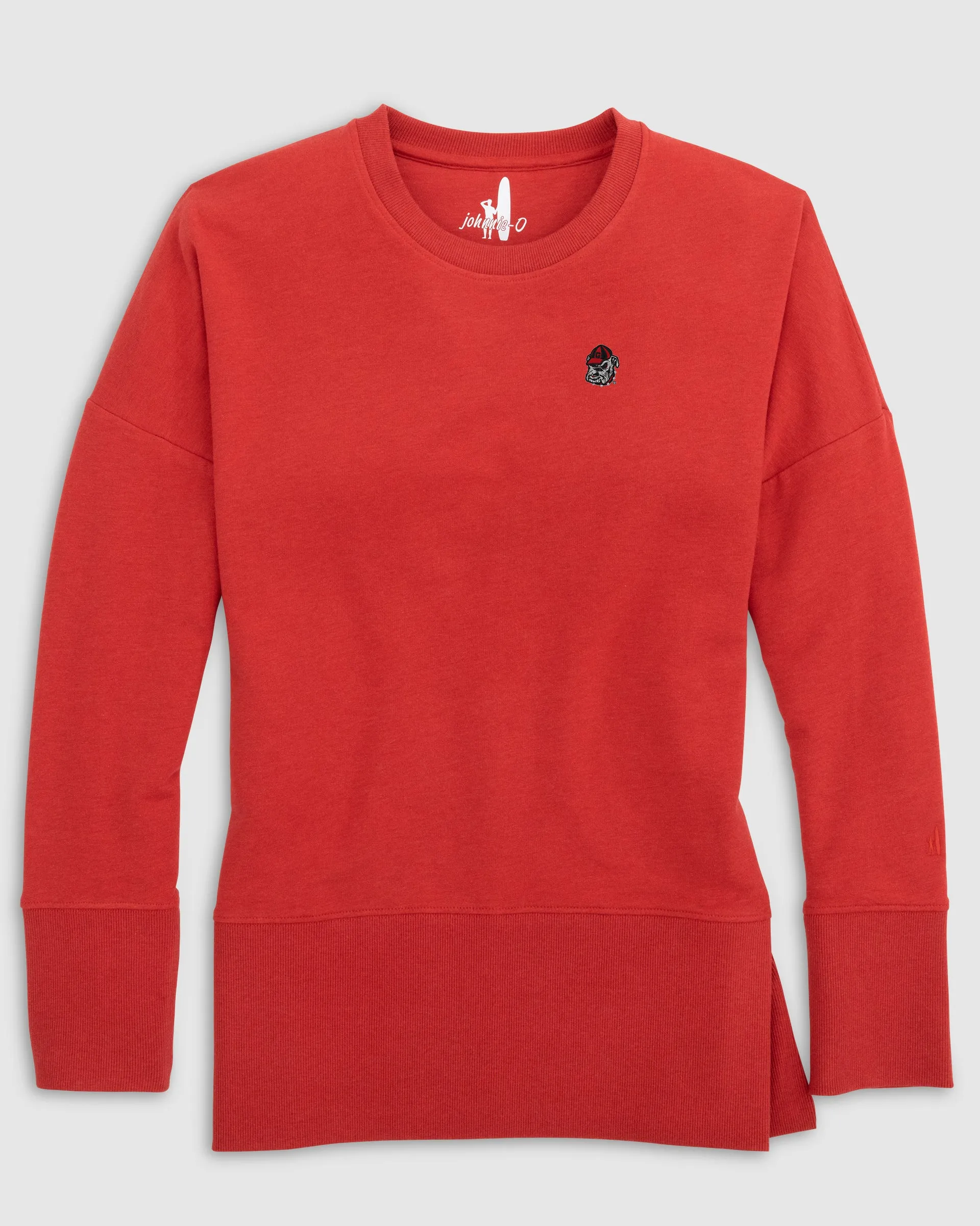 Women's Georgia Brittany Crewneck Sweatshirt - Bulldog Head Logo sold by Johnnie-O product image thumbnail 2
