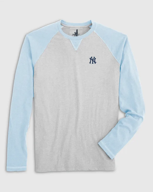 New York Yankees Alsen Long Sleeve Baseball Tee sold by Johnnie-O