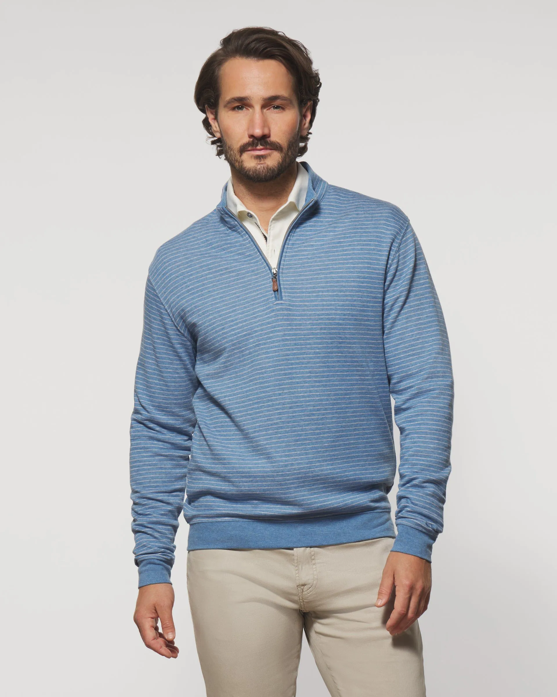 Skiles Striped 1/4 Zip Pullover sold by Johnnie-O product image thumbnail 4