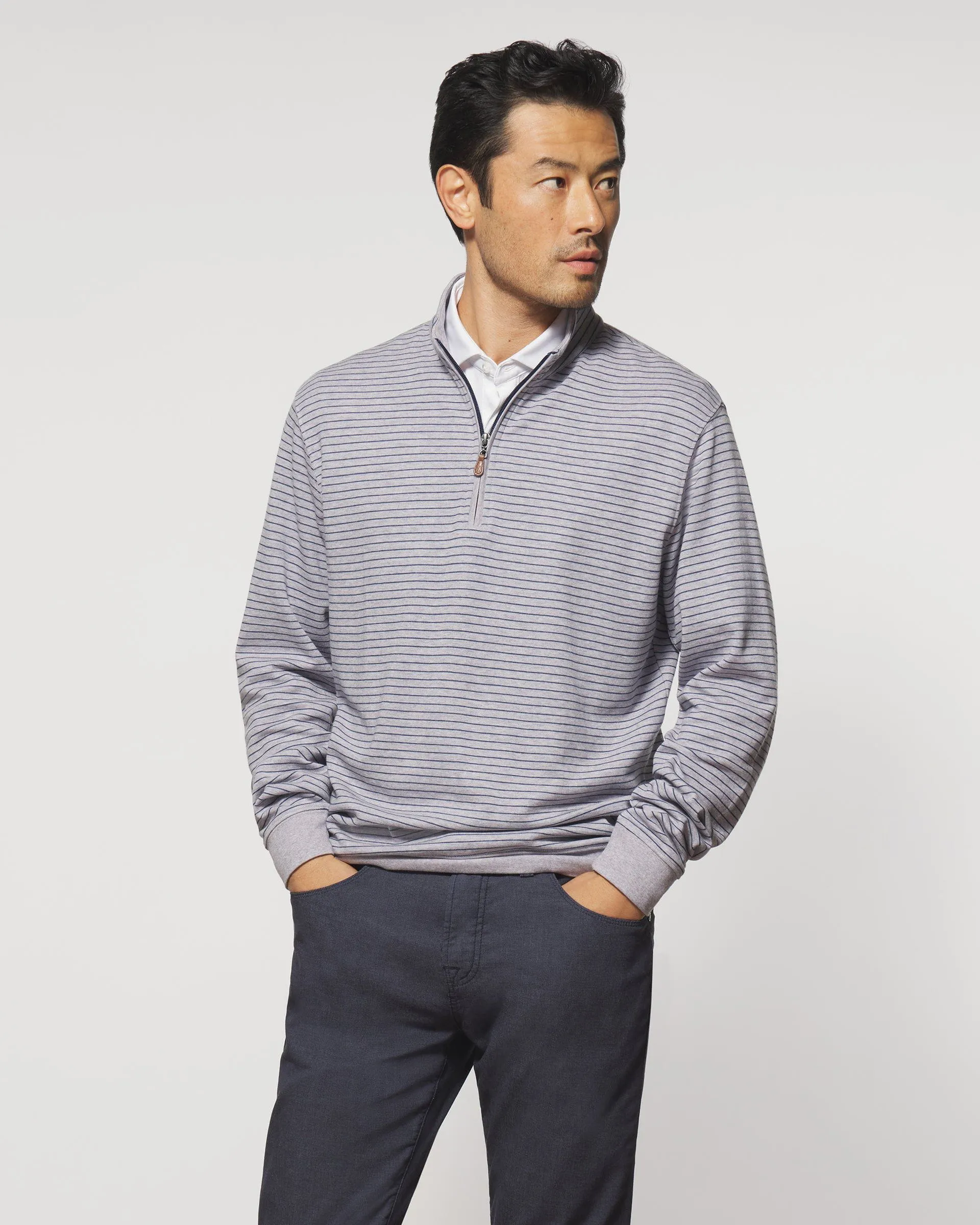 Skiles Striped 1/4 Zip Pullover sold by Johnnie-O product image thumbnail 2