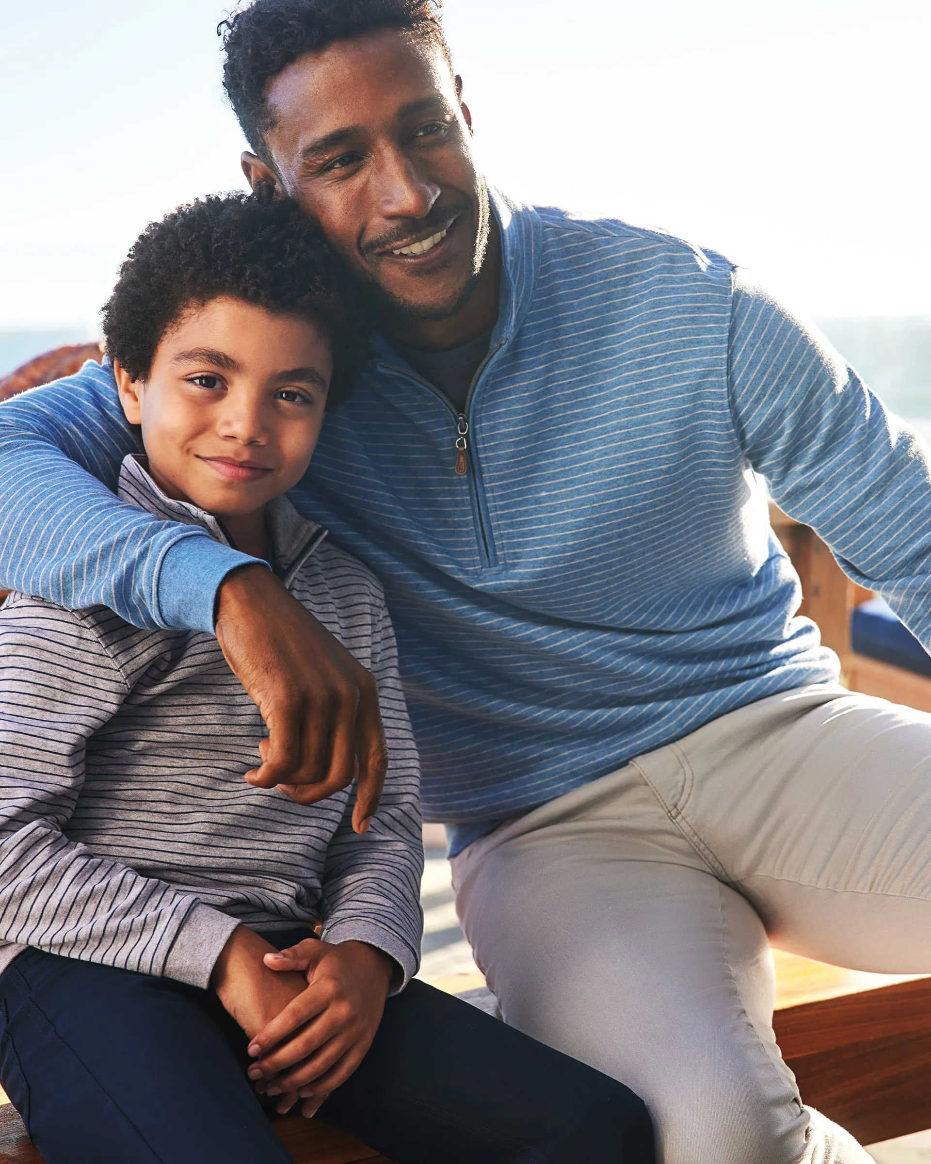 Skiles Striped 1/4 Zip Pullover sold by Johnnie-O product image thumbnail 5