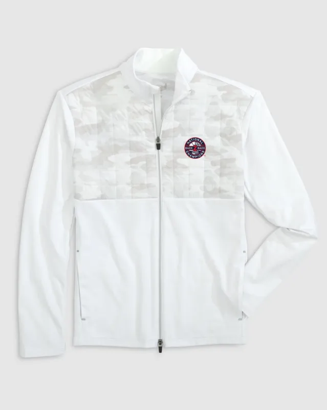 UConn Godwin Mixed Media Performance Jacket - 2024 College Basketball Champions Logo sold by Johnnie-O