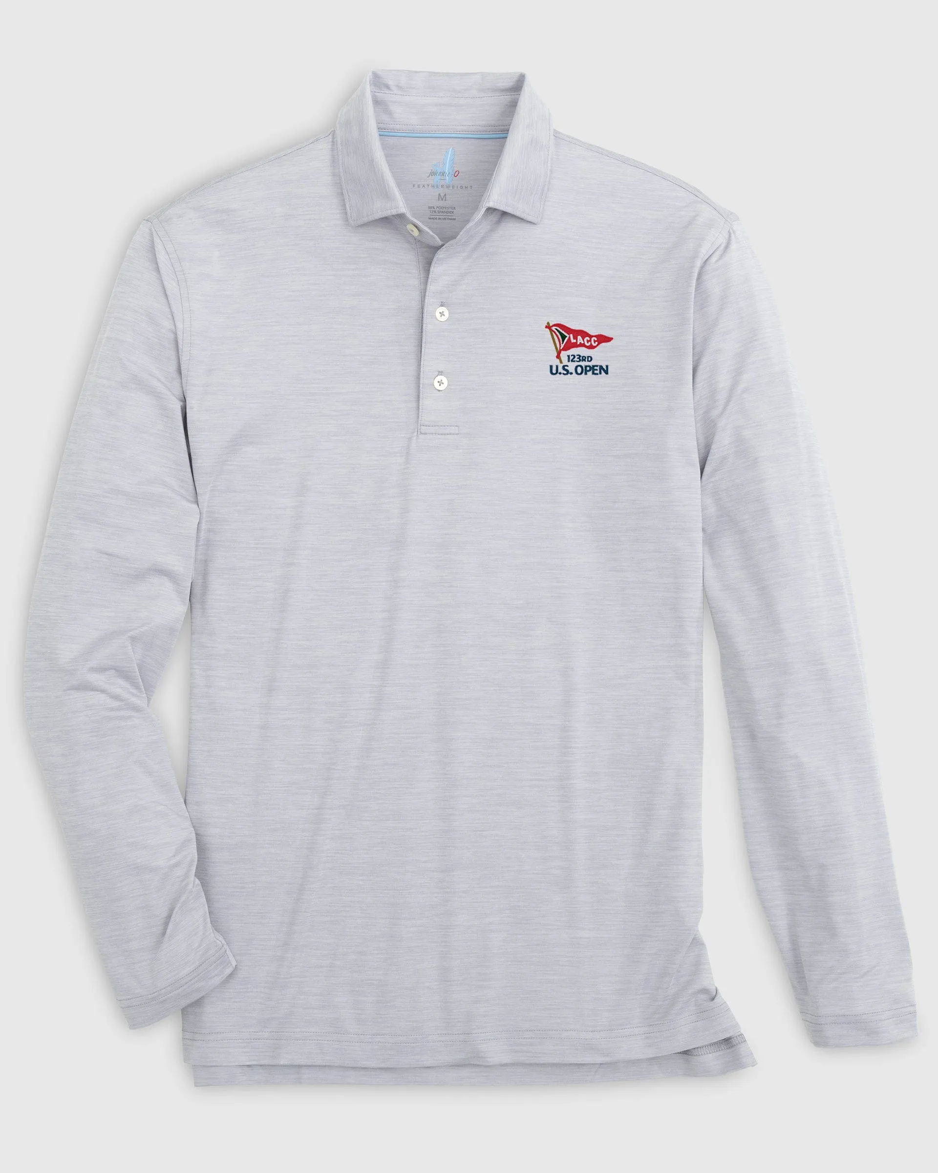 123rd U.S. Open Swing Long Sleeve Featherweight Polo sold by Johnnie-O product image thumbnail 2