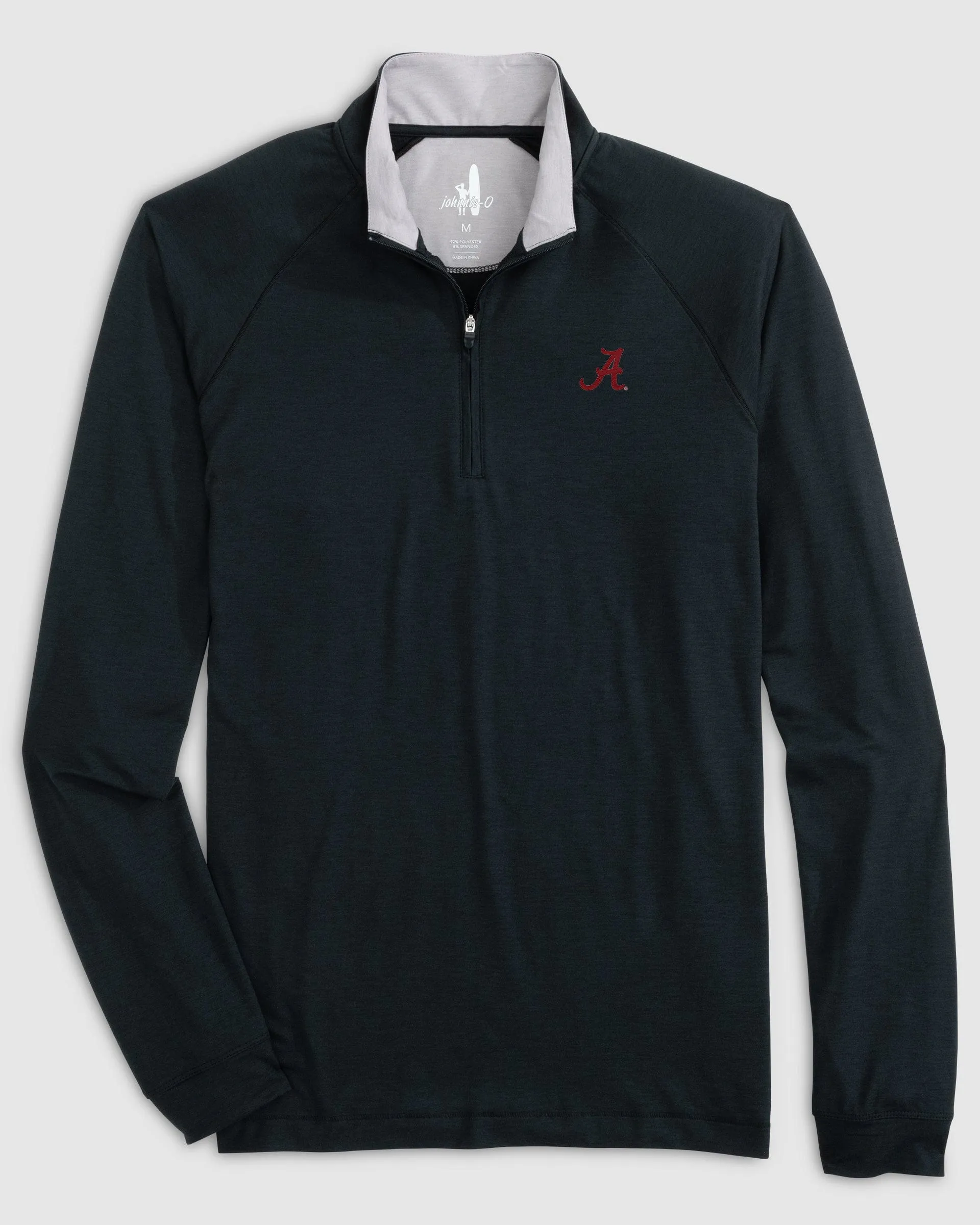University of Alabama Freeborne Performance 1/4 Zip sold by Johnnie-O