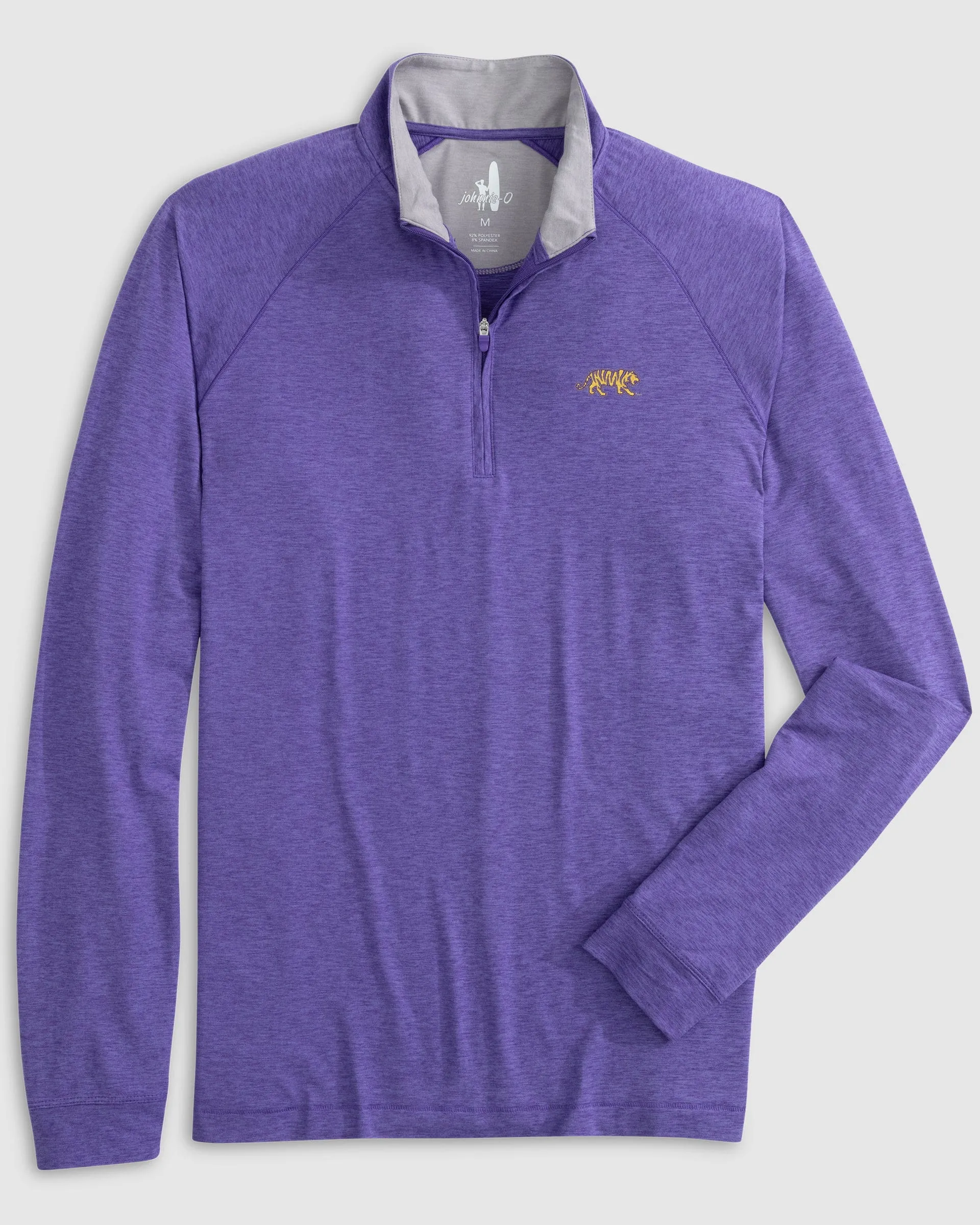 Louisiana State Freeborne Performance 1/4 Zip - Mike The Tiger Logo sold by Johnnie-O product image thumbnail 2