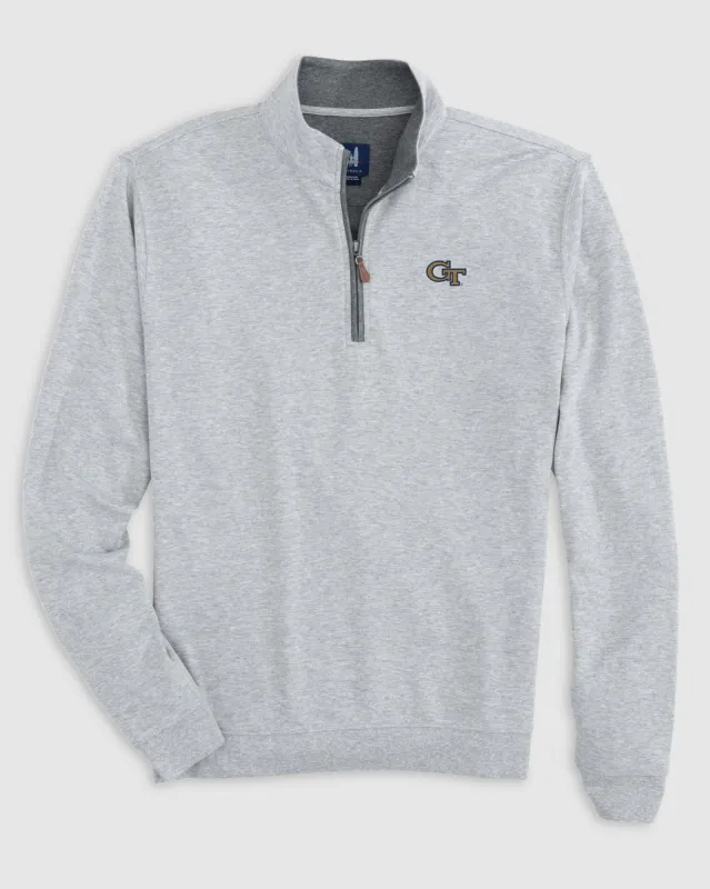 Georgia Tech Sully 1/4 Zip made by Johnnie-O
