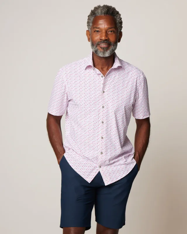 Fritz Jersey Knit Button Up Shirt sold by Johnnie-O