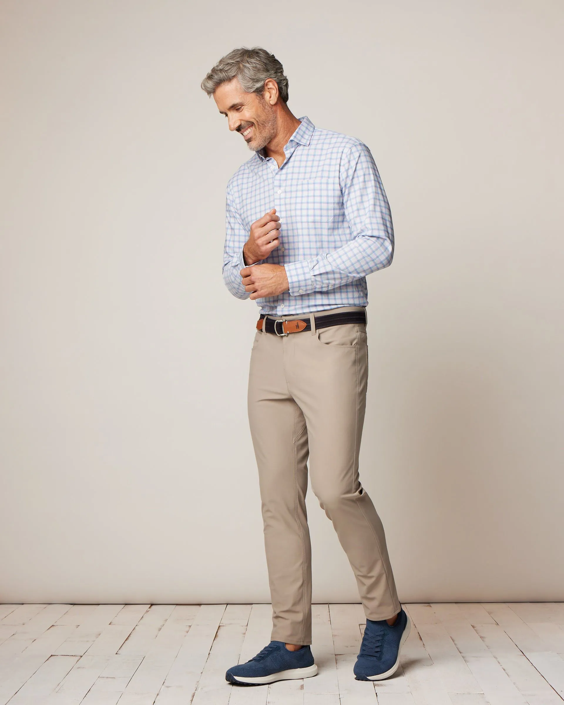 Neta Performance Button Up Shirt sold by Johnnie-O product image thumbnail 2