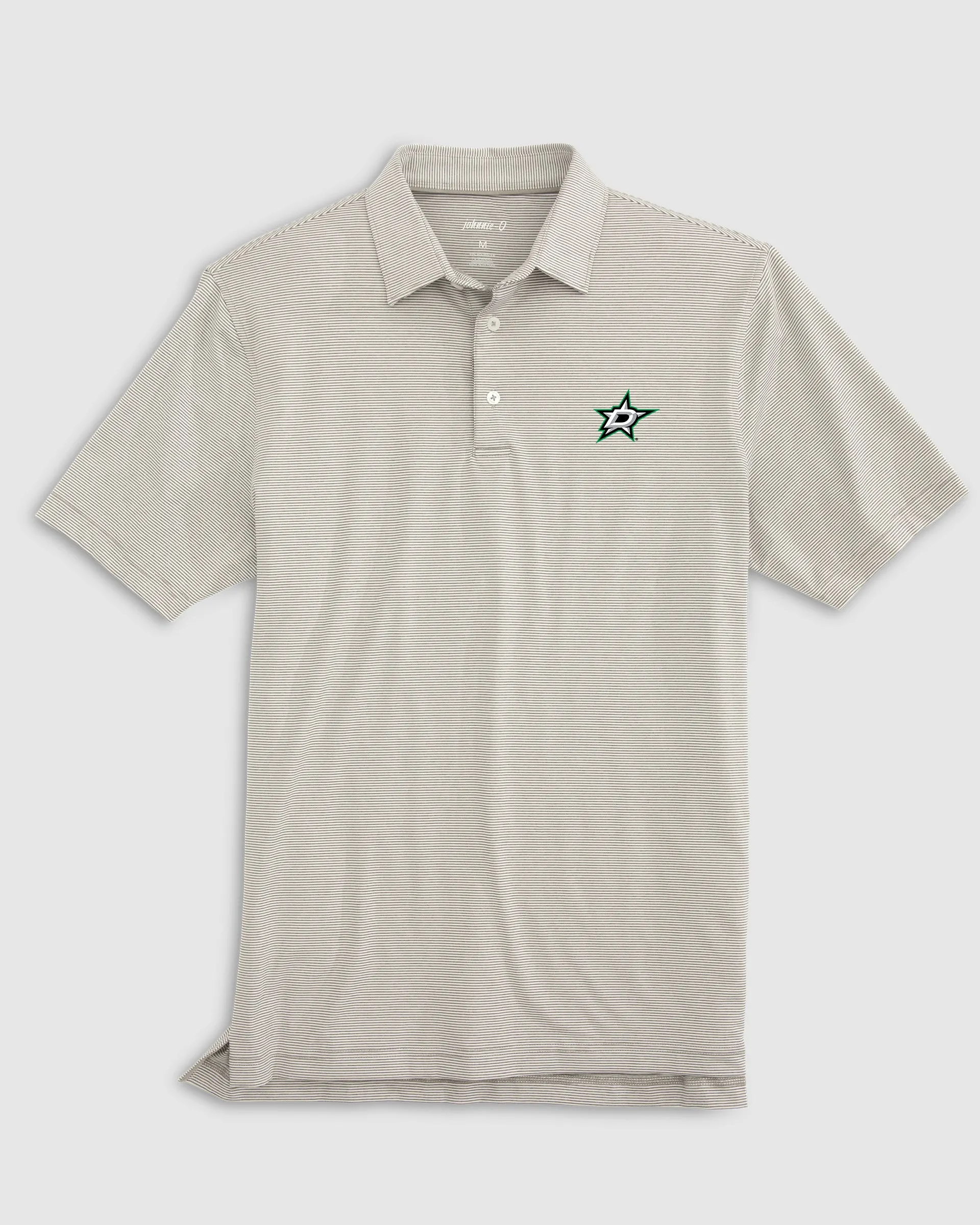 Dallas Stars Lyndonn Striped Jersey Performance Polo sold by Johnnie-O