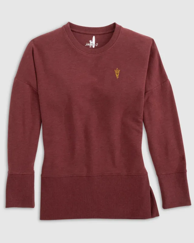 Women's Arizona State Brittany Crewneck Sweatshirt sold by Johnnie-O