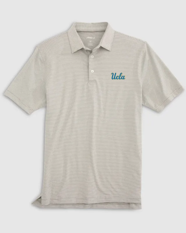UCLA Lyndonn Striped Jersey Performance sold by Johnnie-O
