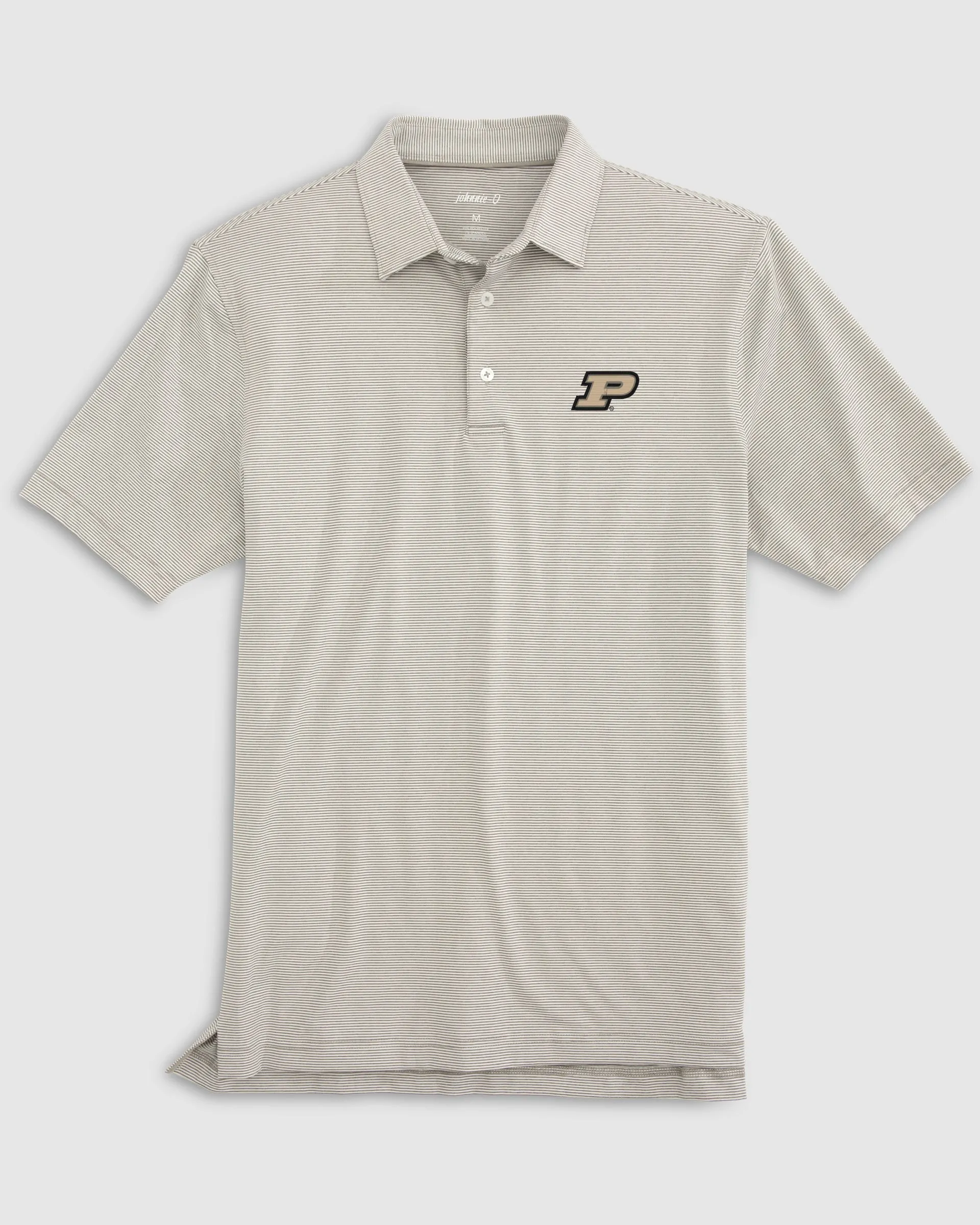 Purdue Lyndonn Striped Jersey Performance Polo sold by Johnnie-O