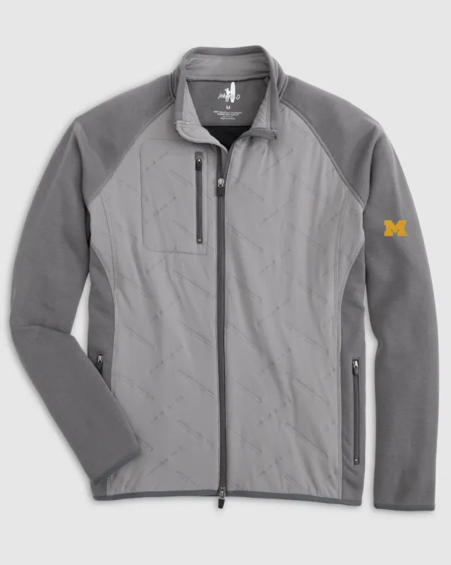 Michigan Mario Mixed Media Jacket sold by Johnnie-O