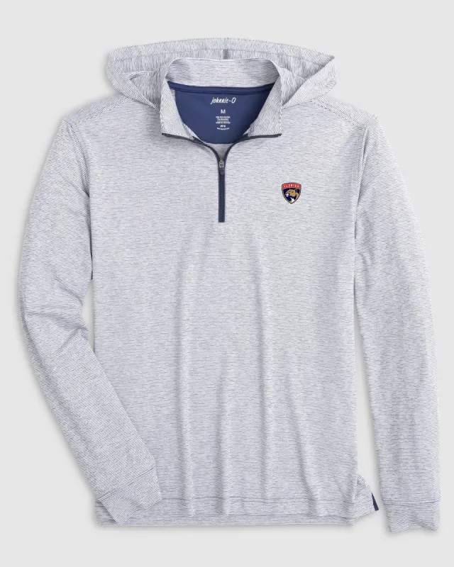 Florida Panthers Hybrid Performance 1/4 Zip Hoodie sold by Johnnie-O