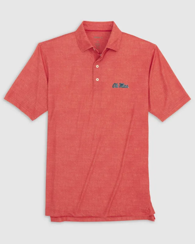 Ole Miss Gibson Jersey Performance Polo sold by Johnnie-O