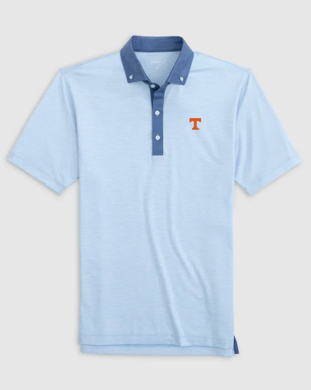 Tennessee Walsh Striped Jersey Performance Polo sold by Johnnie-O