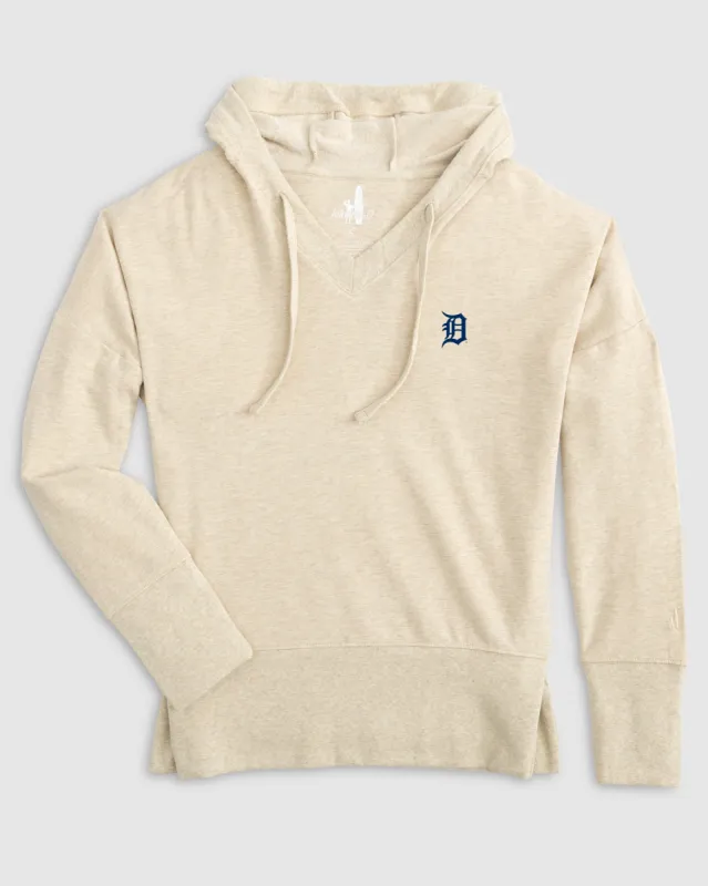 Women's Detroit Tigers Carrie Pullover Hoodie sold by Johnnie-O