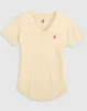 Women's Los Angeles Angels Merediths V-Neck T-Shirt - Cooperstown Logo sold by Johnnie-O