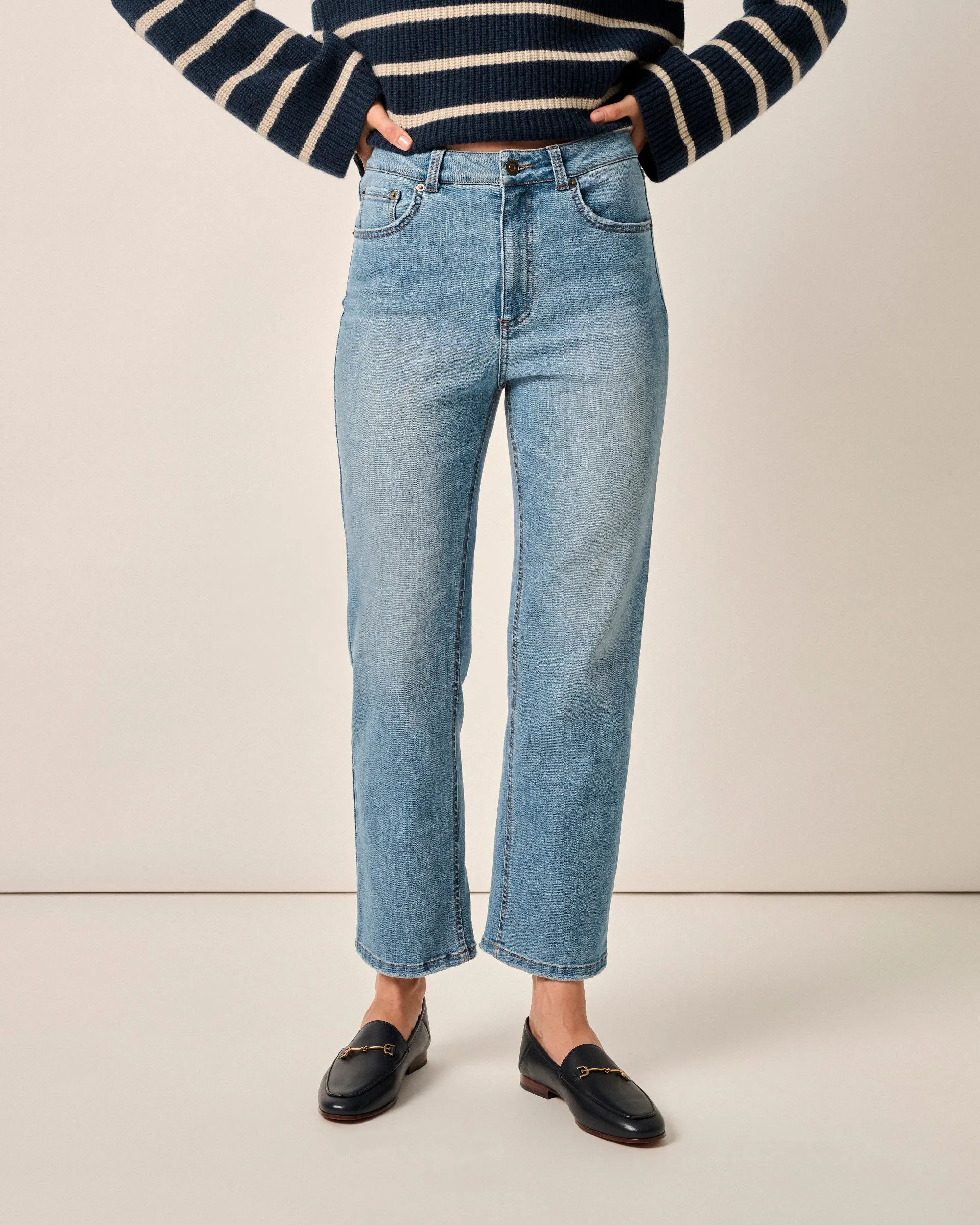 Savanah Light Everyday Wash Jean sold by Johnnie-O