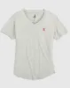 Women's Los Angeles Angels Merediths V-Neck T-Shirt - Cooperstown Logo sold by Johnnie-O