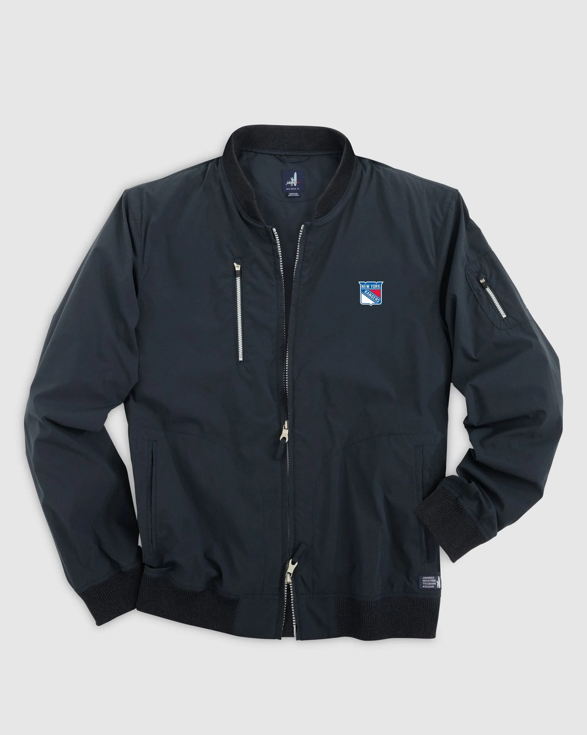 New York Rangers Corsair Bomber Jacket sold by Johnnie-O