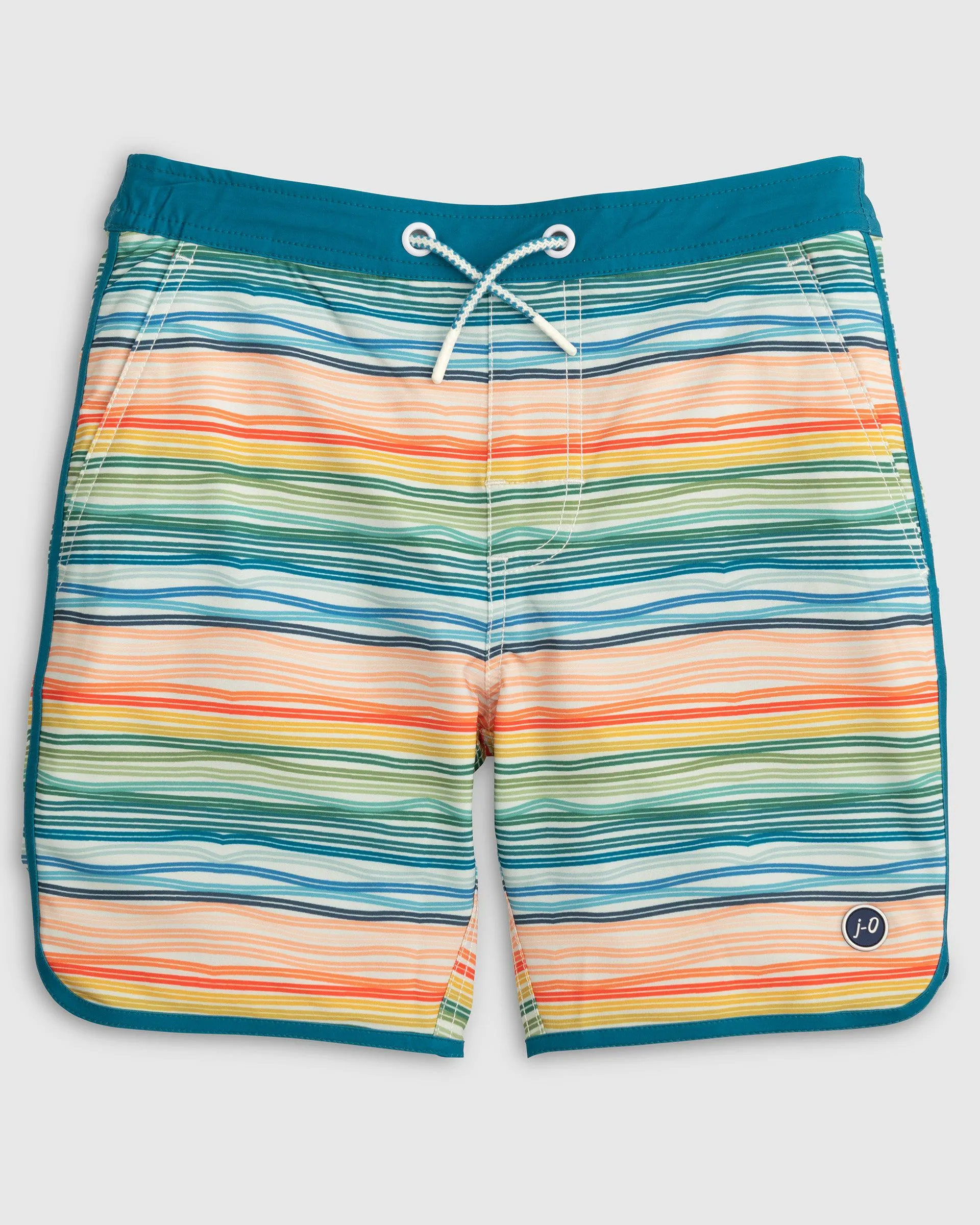 Full Elastic Jr. Surf Shorts - Scalloped Hem sold by Johnnie-O product image thumbnail 3