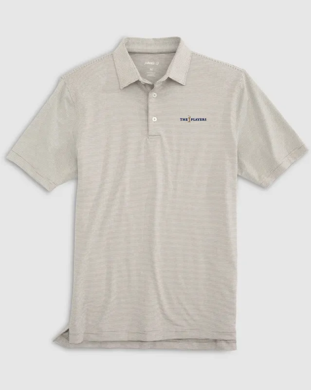 THE PLAYERS Championship Lyndonn Striped Jersey Performance Polo sold by Johnnie-O