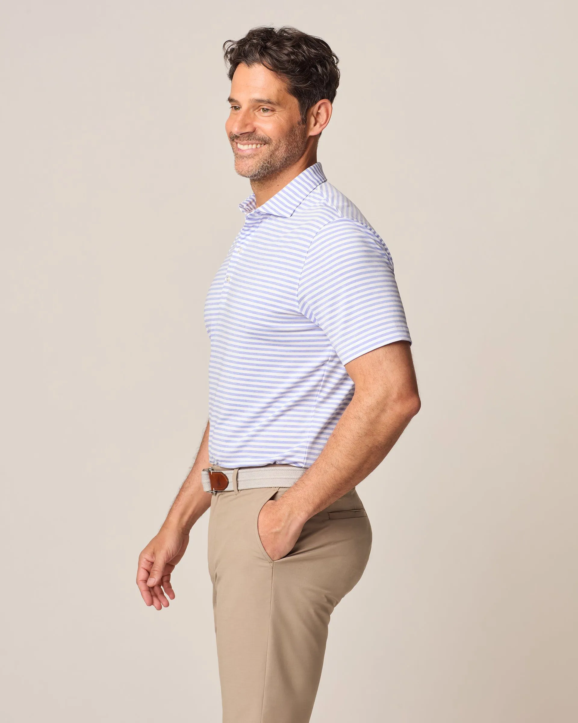 Performance Jersey Polo - Reese Stripe sold by Johnnie-O product image thumbnail 5