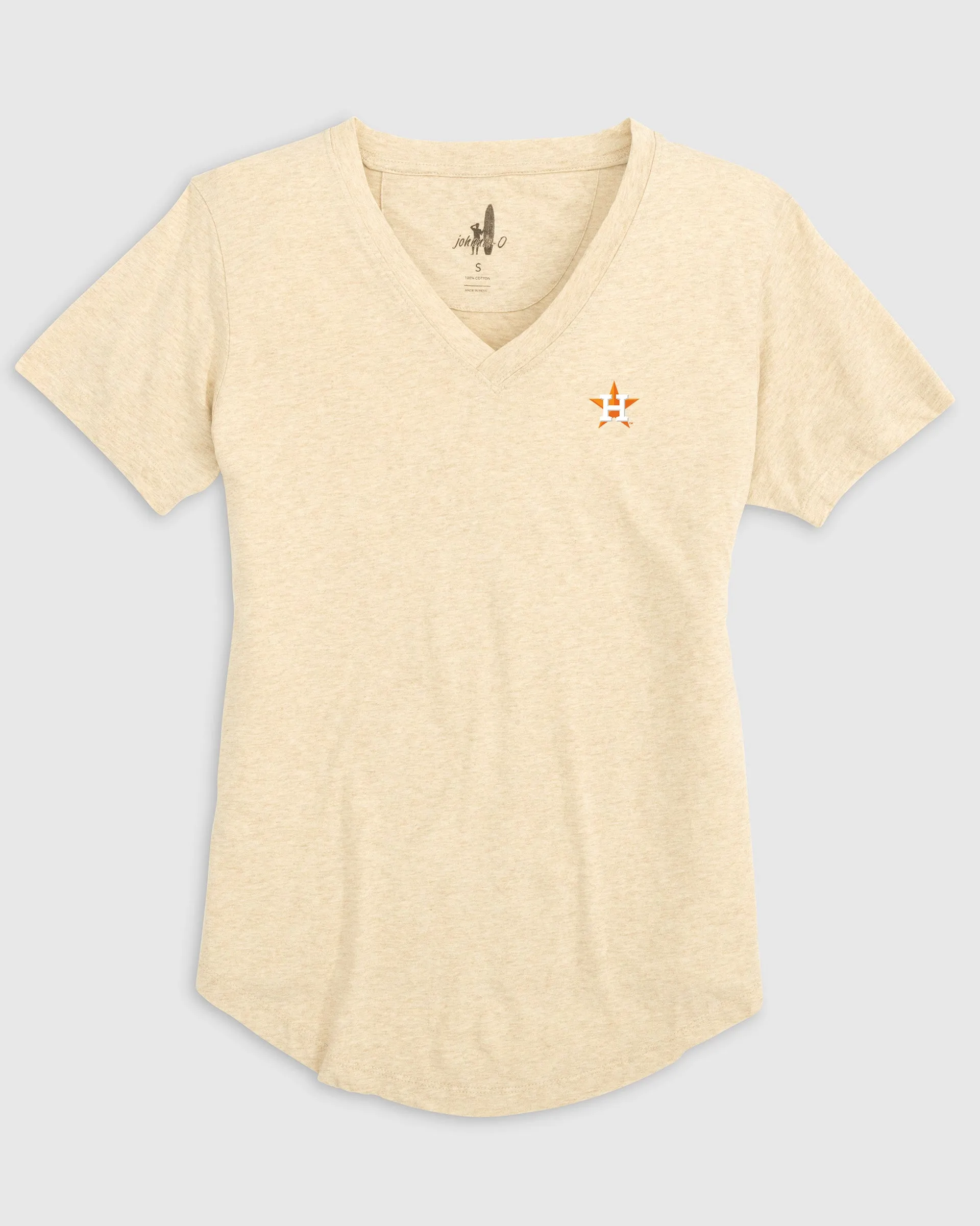 Women's Houston Astros Merediths V-Neck T-Shirt sold by Johnnie-O product image thumbnail 2