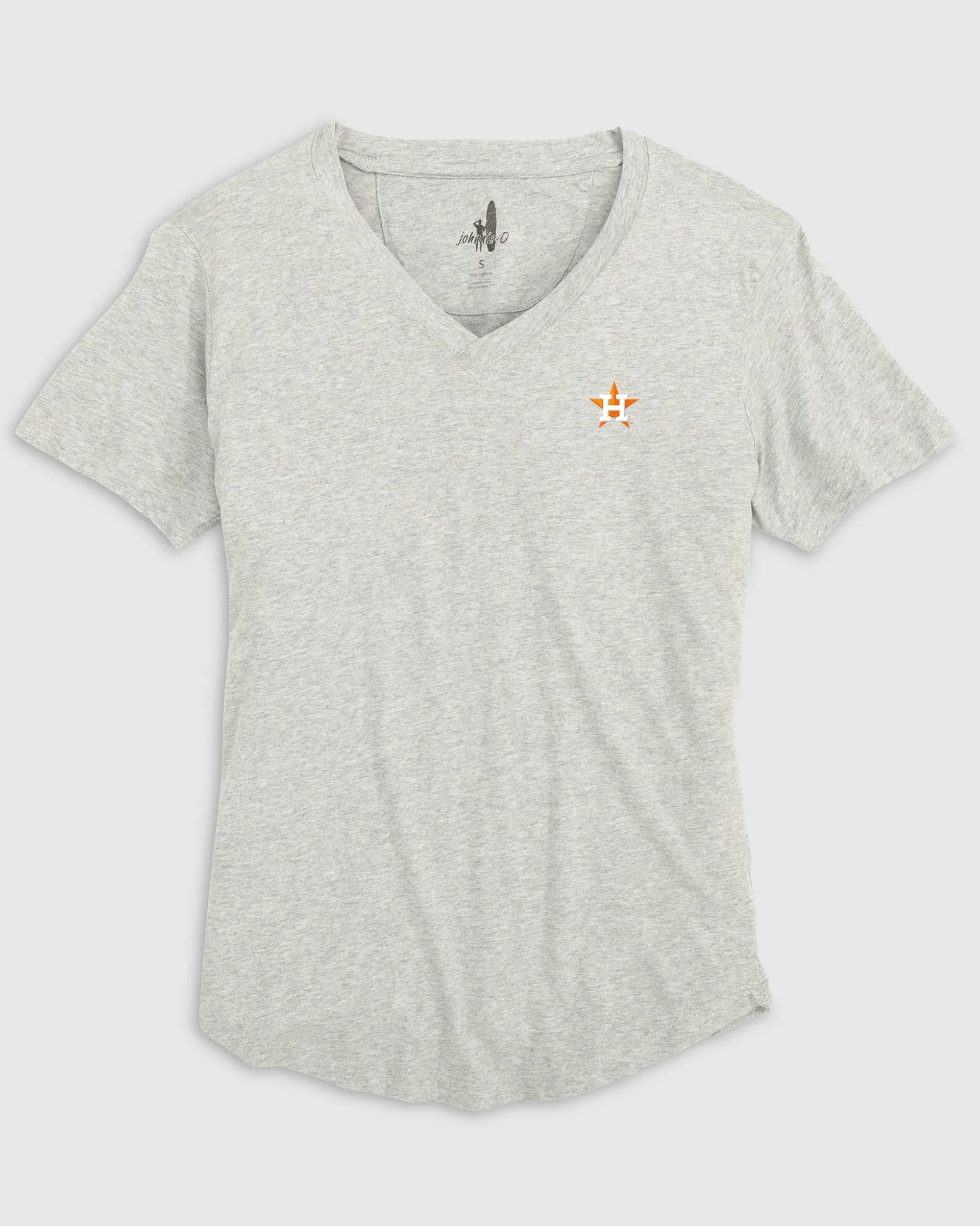 Women's Houston Astros Merediths V-Neck T-Shirt sold by Johnnie-O