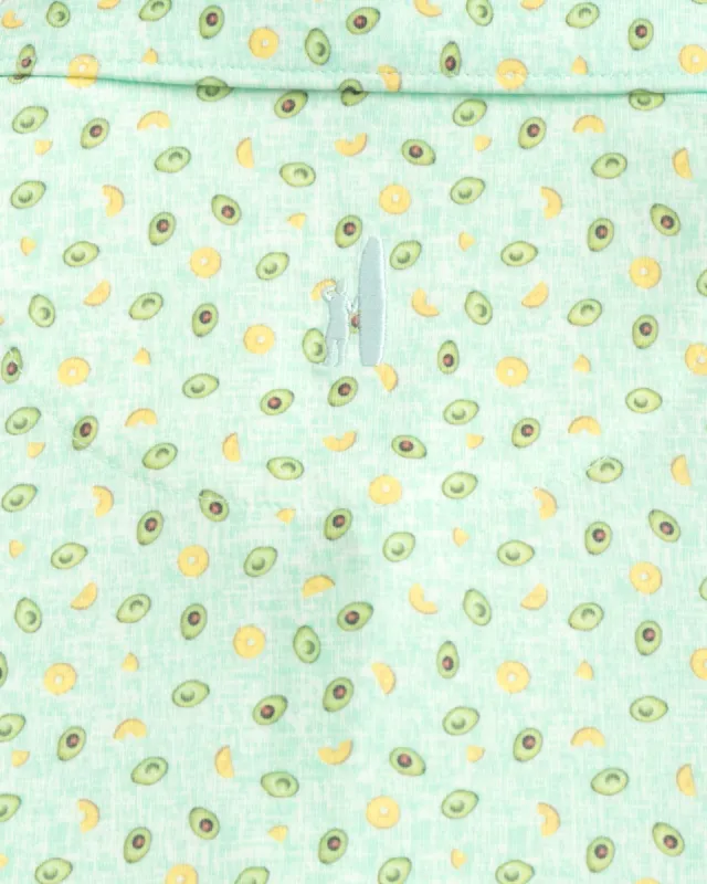 LSU Tailgater Printed Jersey Performance Polo made by Johnnie-O