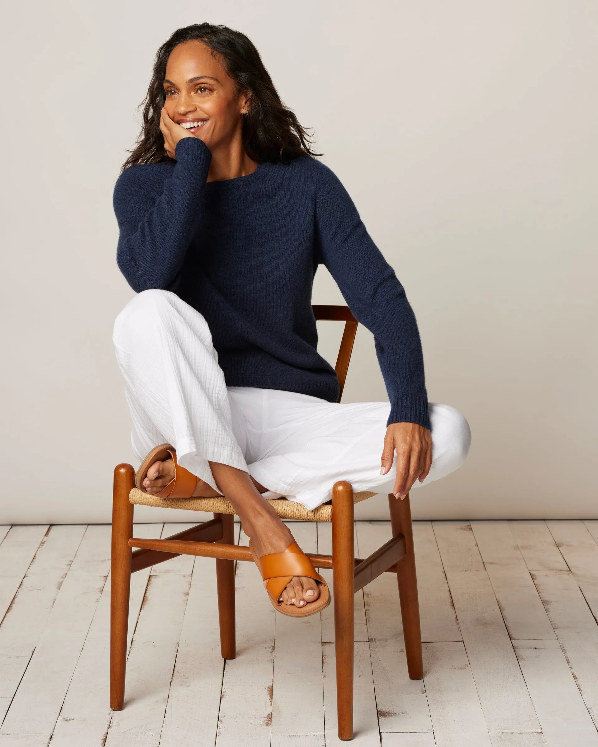 Cashmere Blend Crewneck Sweater sold by Johnnie-O product image thumbnail 3