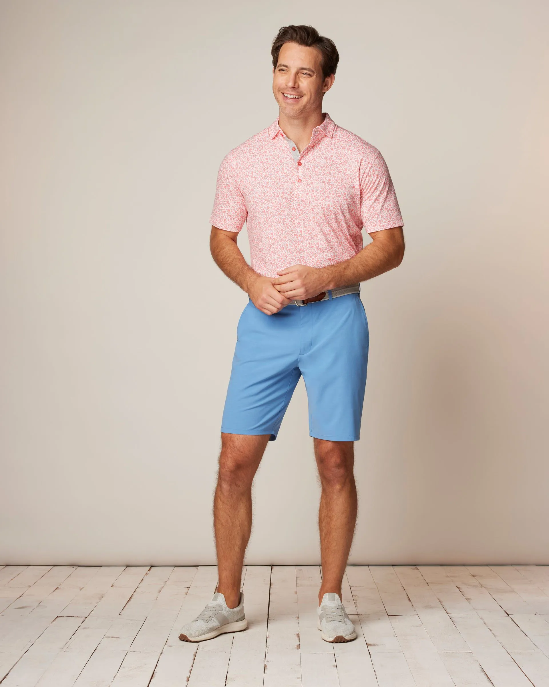 Pederson Printed Linxter Cotton Performance Polo sold by Johnnie-O product image thumbnail 4