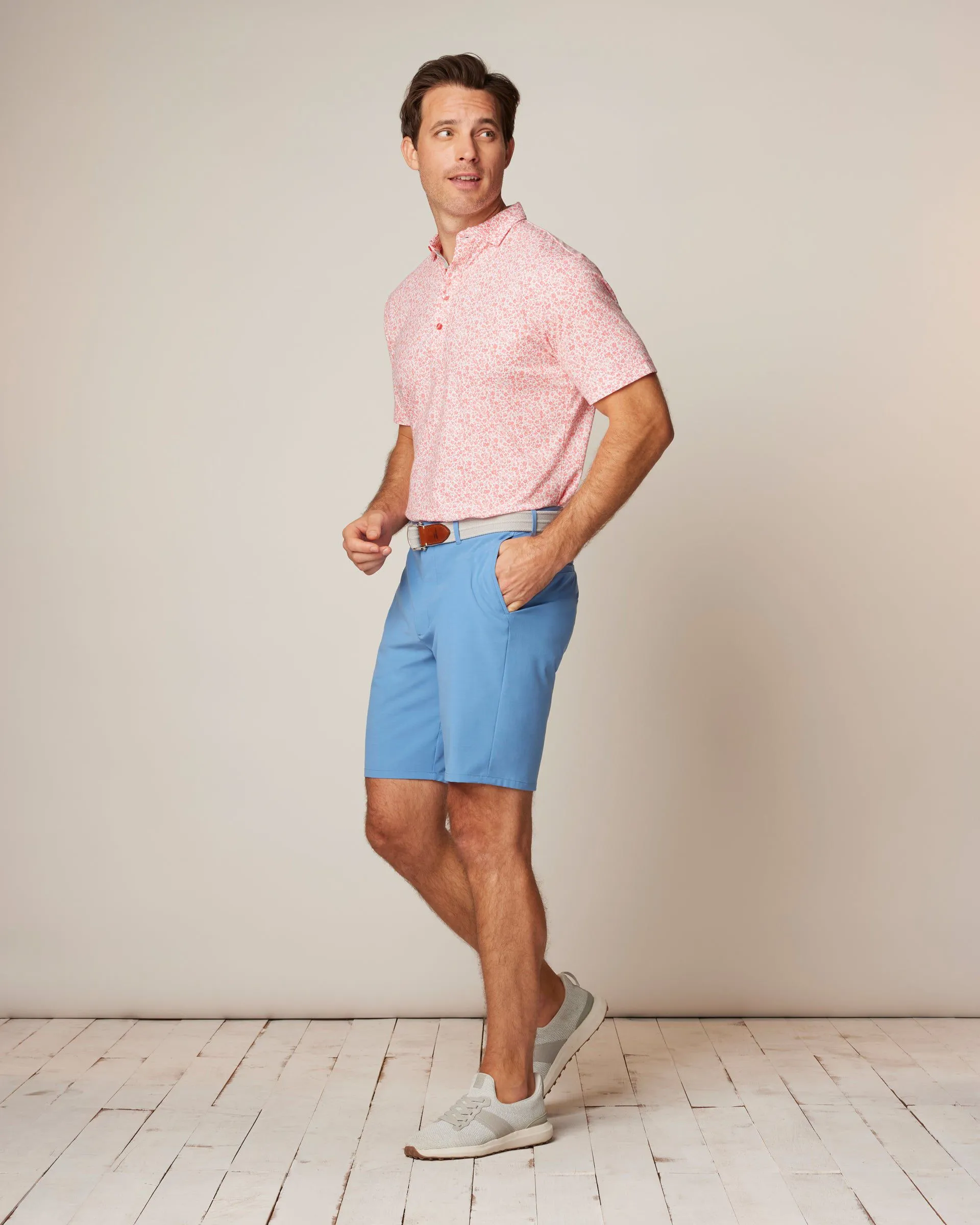 Pederson Printed Linxter Cotton Performance Polo sold by Johnnie-O product image thumbnail 3