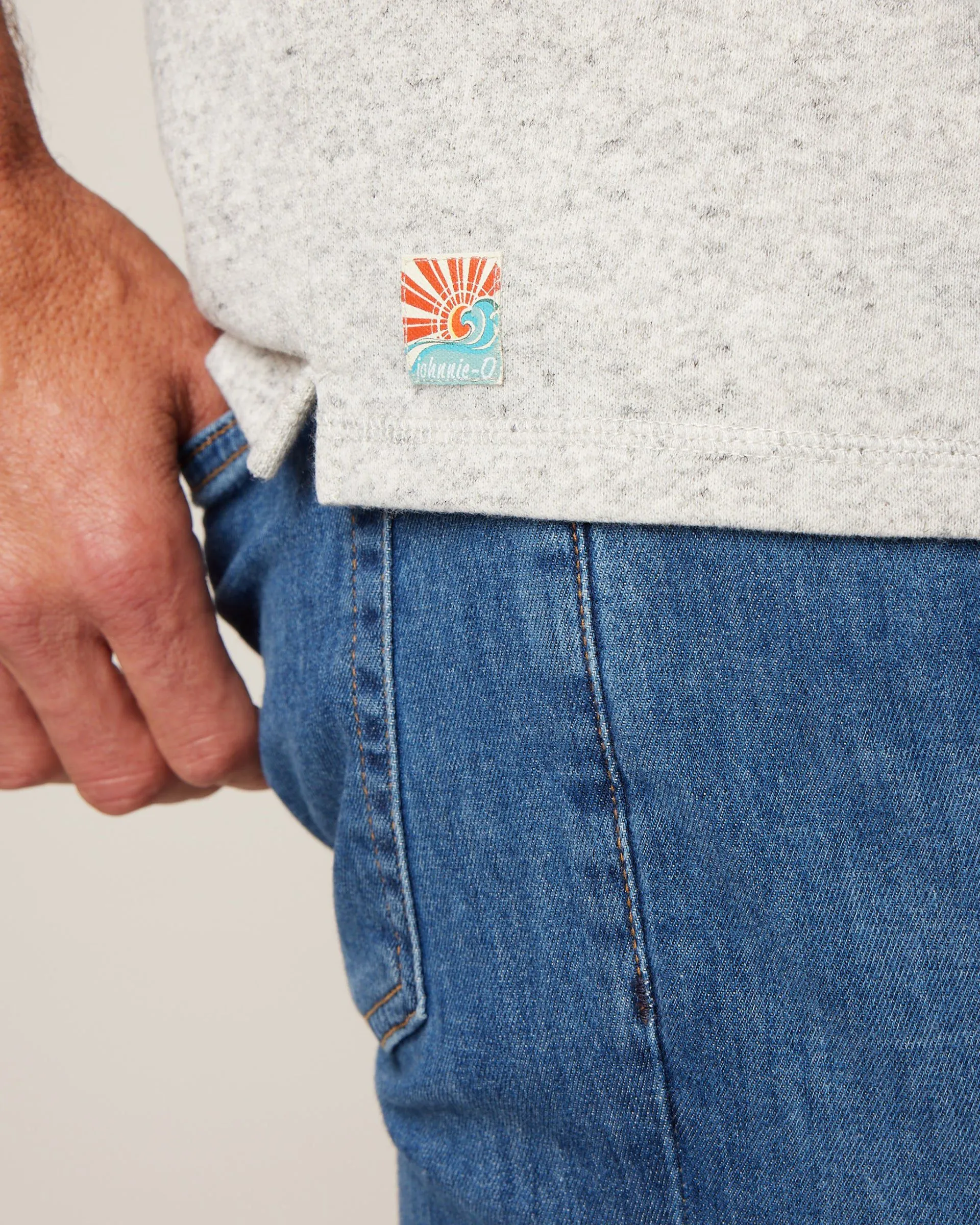 Kampton Henley Hoodie Pullover sold by Johnnie-O product image thumbnail 3