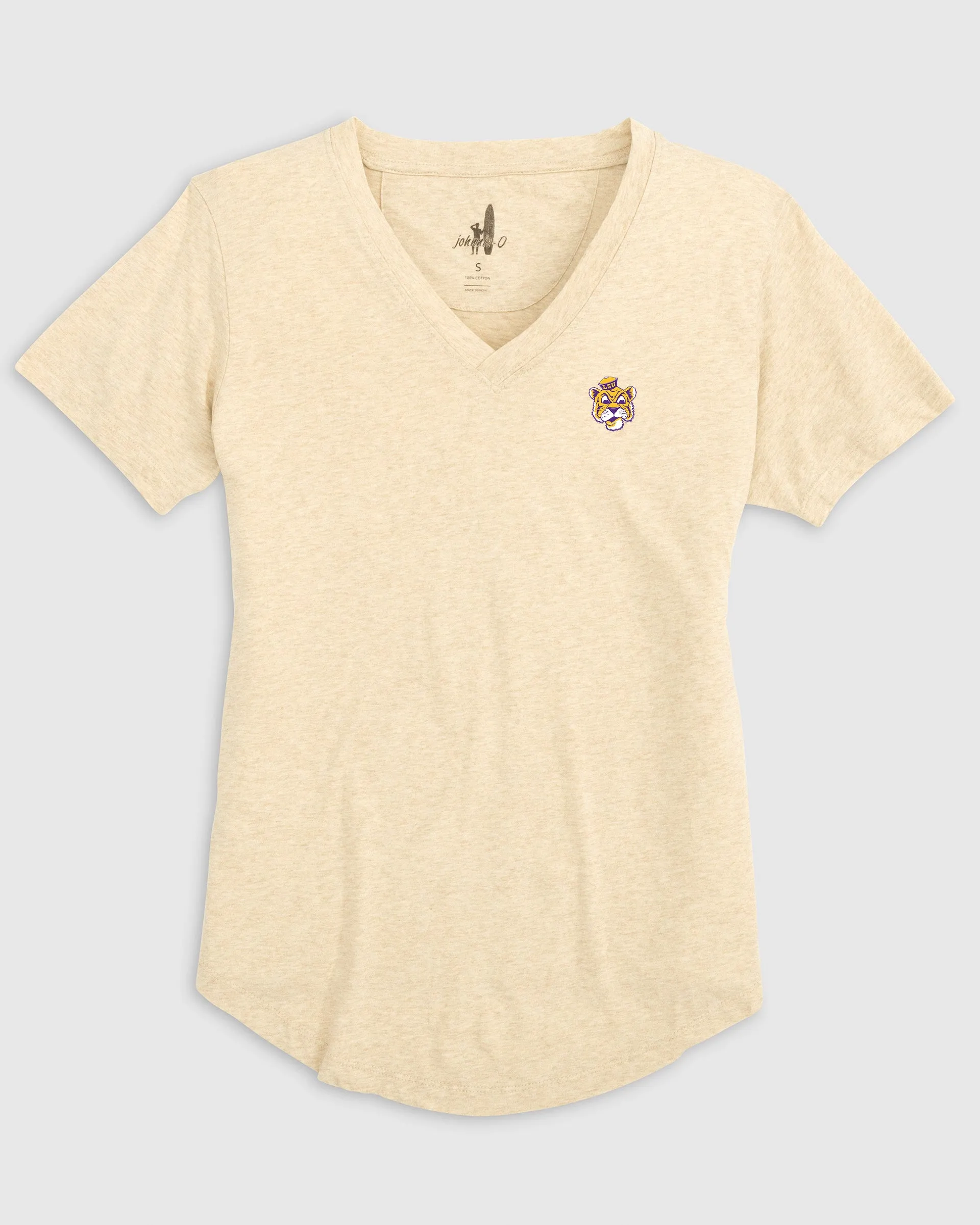Women's Louisiana State Merediths V-Neck T-Shirt - Vault Logo sold by Johnnie-O product image thumbnail 2