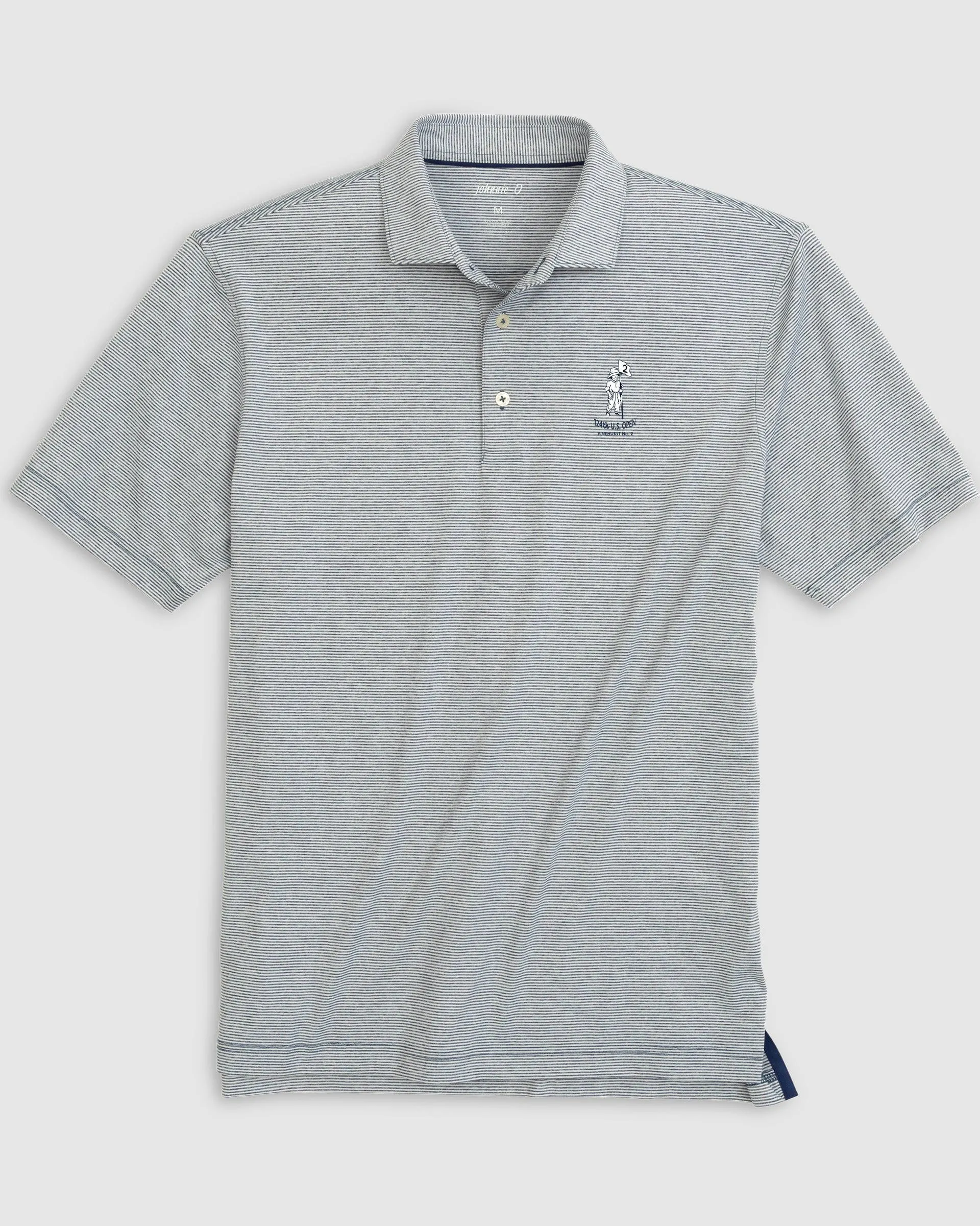 124th U.S. Open Lyndonn Striped Jersey Performance Polo - Putter Boy Logo sold by Johnnie-O product image thumbnail 2