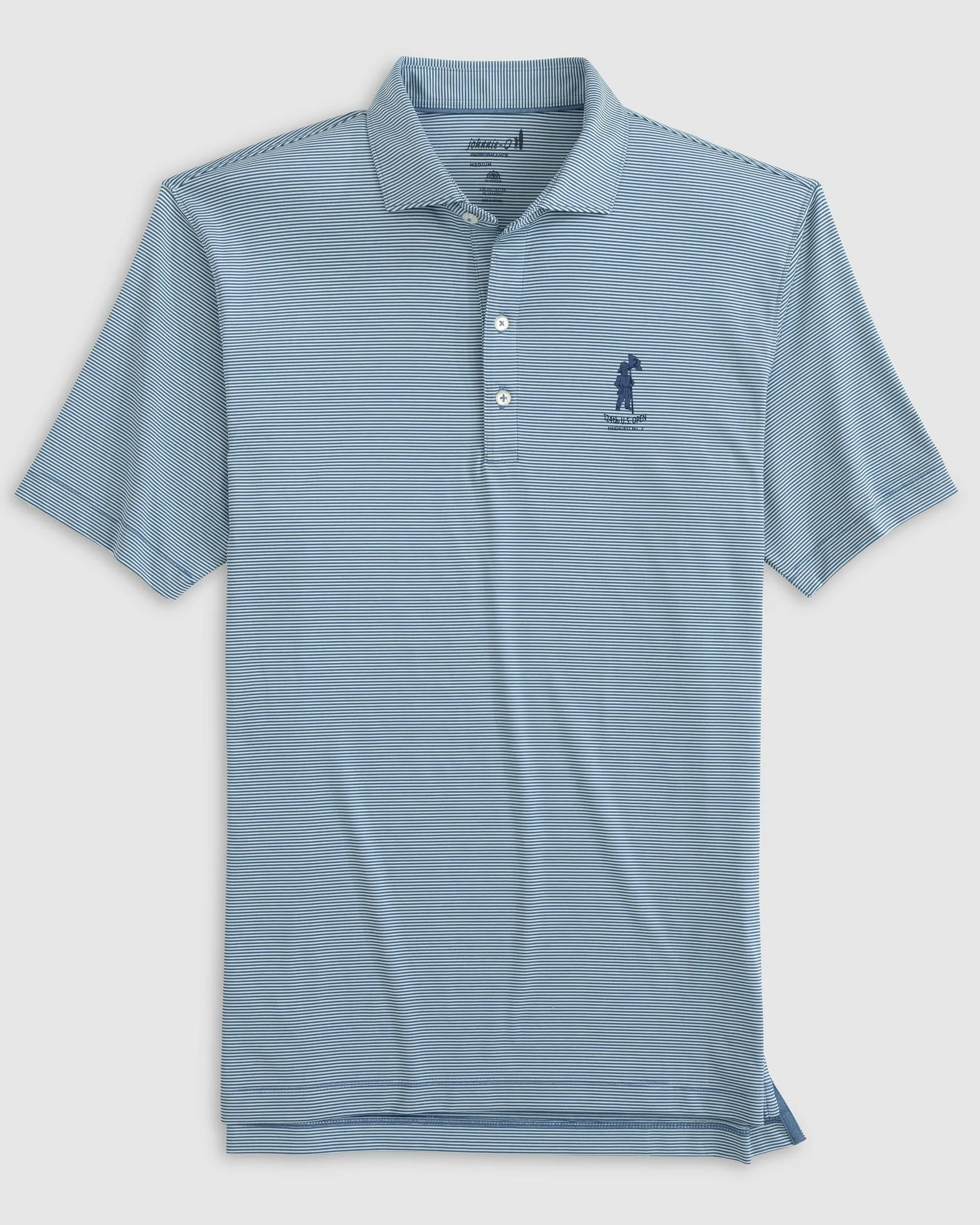 124th U.S. Open Lyndonn Striped Jersey Performance Polo - Putter Boy Logo sold by Johnnie-O product image thumbnail 5
