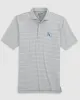 Kansas City Royals Clipperr Striped Jersey Performance Polo sold by Johnnie-O