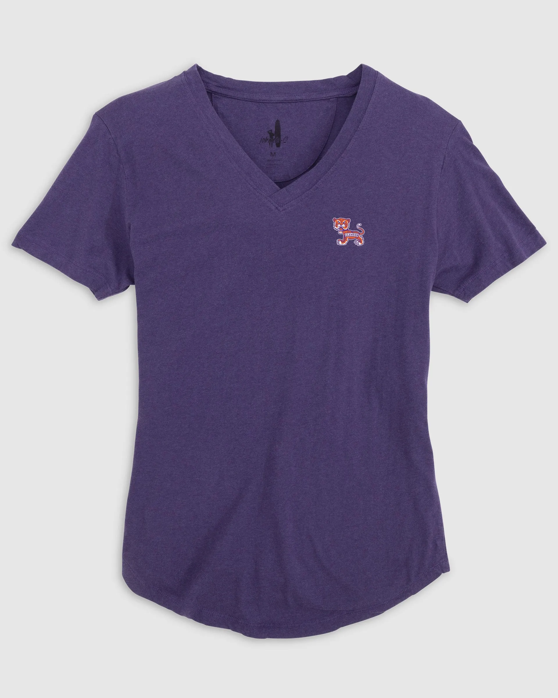 Women's Clemson Merediths V-Neck T-Shirt - Vault Logo sold by Johnnie-O product image thumbnail 4