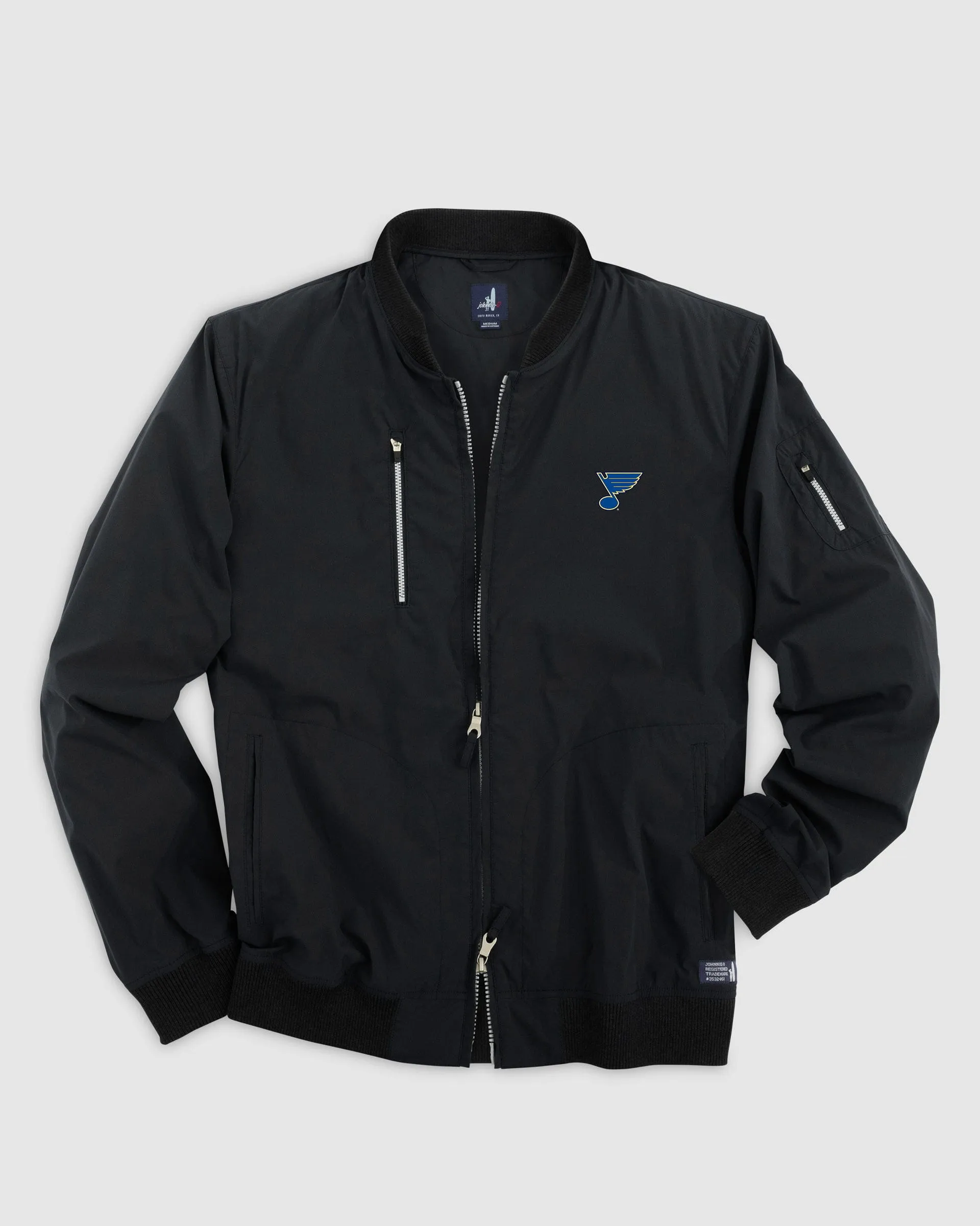 St. Louis Blues Corsair Bomber Jacket sold by Johnnie-O