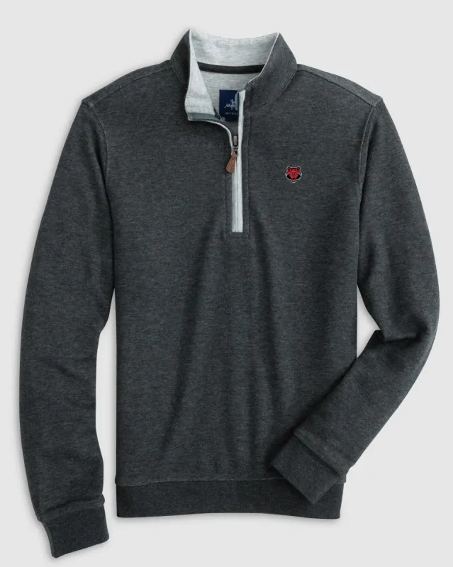 Arkansas State Sully Jr. 1/4 Zip sold by Johnnie-O