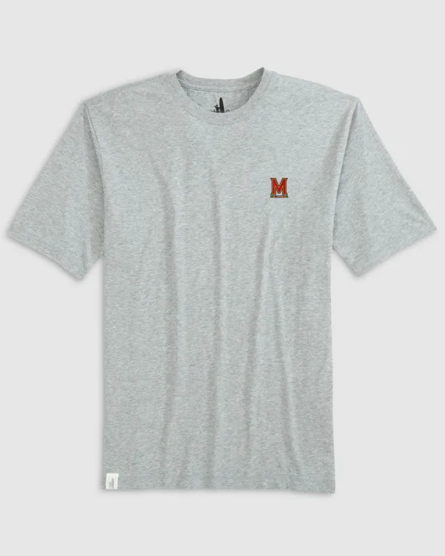 Maryland Heathered Spencer Cotton T-Shirt sold by Johnnie-O