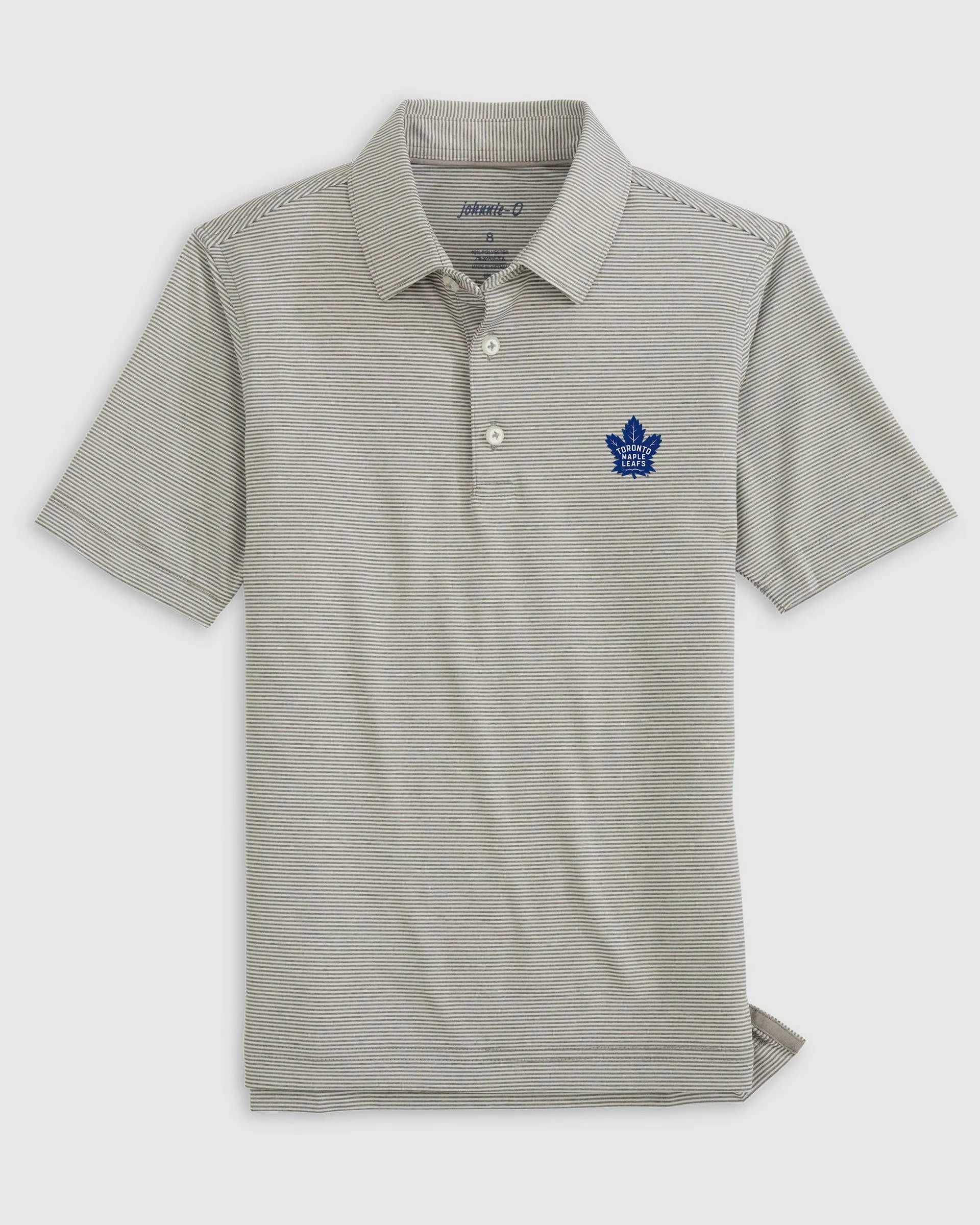 Toronto Maple Leafs Lyndonn Jr. Striped Jersey Performance Polo sold by Johnnie-O product image thumbnail 2